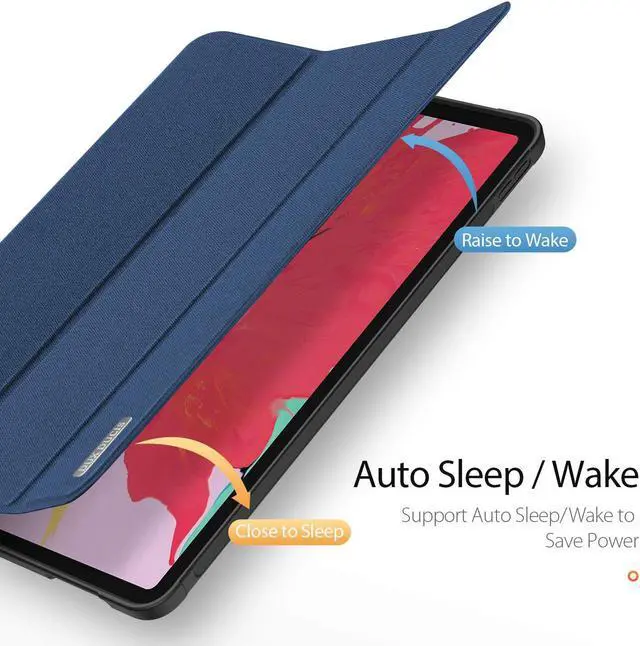Alt view image 3 of 7 - Slim Smart Case for New iPad Pro 12.9 2020 4th Generation Support Apple Pencil Charging Soft TPU Protective Stand Cover for iPad Pro 12.9 Inch 4th Gen with Auto Sleep Wake & Pencil Holder