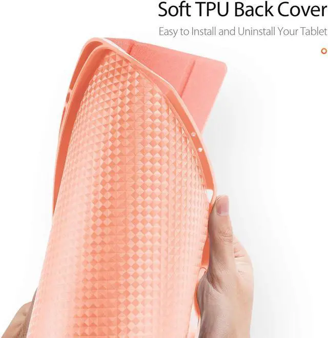 Alt view image 6 of 7 - Slim Smart Case for New iPad Pro 12.9 2020 4th Generation Support Apple Pencil Charging Soft TPU Protective Stand Cover for iPad Pro 12.9 Inch 4th Gen with Auto Sleep Wake & Pencil Holder