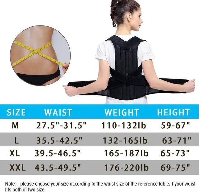 Alt view image 2 of 7 - Posture Corrector Back and Shoulder Support Clavicle Support Back Straightener Brace Trainer for Lower and Upper Back Pain Relief Improves Postures