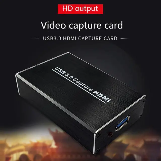 Alt view image 3 of 7 - HDMI Capture HDMI to USB 3.0 Full HD 1080P Live Video Capture Game Capture Recording Box HDMI USB 3.0 Adapter Video and Audio Grabber for Windows Mac OS and Linus