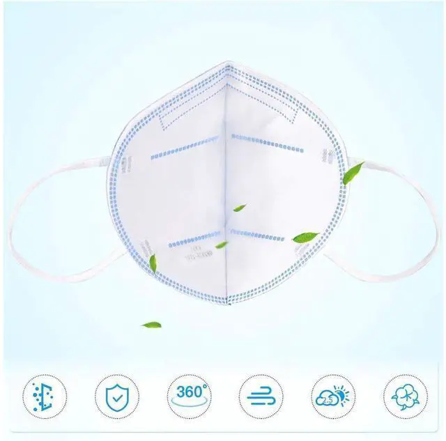 Alt view image 5 of 7 - 10PCS Random Color 4-Layer Face Mask High Quality Anti-Dust / Anti-Fog Face Mouth Respirator Windproof PM 2.5 Mask