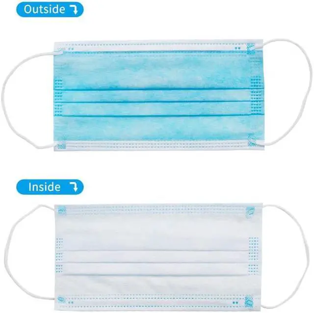 Alt view image 6 of 7 - 50PCS Disposable Face Mask Mouth Mask protective Face Cover Dental Industrial Mouth Cover Ear Loop