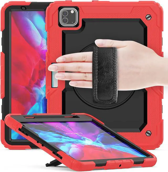 Alt view image 5 of 6 - Case for New iPad Pro 11 Inch 2020 2nd Generation with 360 Degree Rotating Hand and Shoulder Strap Heavy Duty Shockproof Protective Cover for iPad Pro 11 2020 & 2018