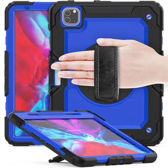 Alt view image 6 of 6 - Case for New iPad Pro 11 Inch 2020 2nd Generation with 360 Degree Rotating Hand and Shoulder Strap Heavy Duty Shockproof Protective Cover for iPad Pro 11 2020 & 2018
