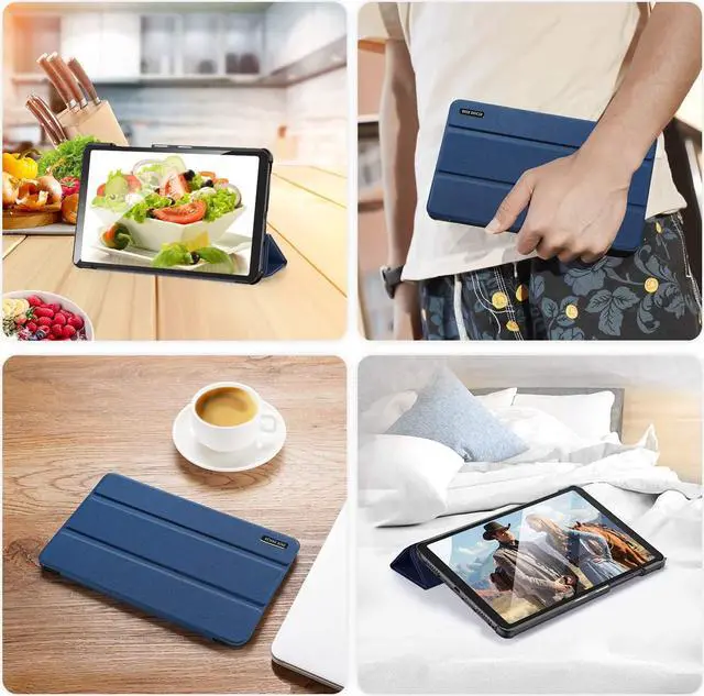 Alt view image 6 of 6 - Case for Samsung Galaxy Tab A 8.4 2020 SM-T307 Verizon/T-Mobile/Sprint PU Leather Slim Folio Cover with Trifold Stand for Galaxy Tab A 8.4 Inch 2020