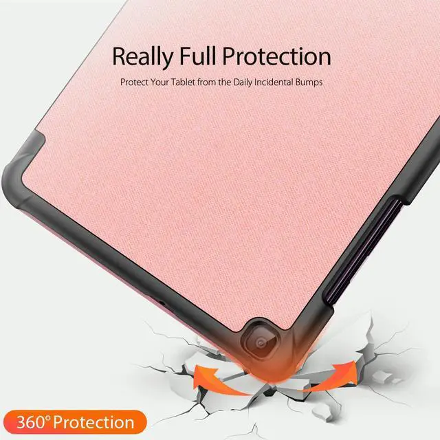 Alt view image 3 of 7 - Case for Samsung Galaxy Tab A 8.4 2020 SM-T307 Verizon/T-Mobile/Sprint PU Leather Slim Folio Cover with Trifold Stand for Galaxy Tab A 8.4 Inch 2020