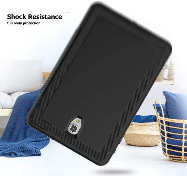 Alt view image 3 of 7 - Galaxy Tab A 10.5 2018 SM-T590/T595 Case Heavy Duty Three Layer Smart Protective with Auto Sleep/Wake & Built-in Screen Protector for Samsung Tab A 10.5 2018 SM-T590/T595