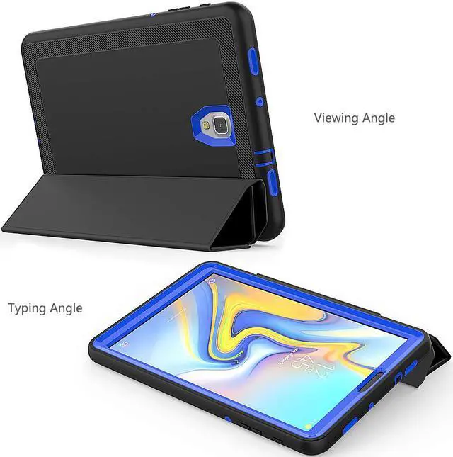 Alt view image 3 of 6 - Galaxy Tab A 10.5 2018 SM-T590/T595 Case Heavy Duty Three Layer Smart Protective with Auto Sleep/Wake & Built-in Screen Protector for Samsung Tab A 10.5 2018 SM-T590/T595