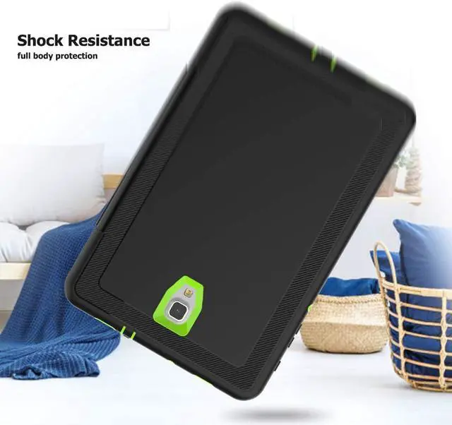 Alt view image 5 of 6 - Galaxy Tab A 10.5 2018 SM-T590/T595 Case Heavy Duty Three Layer Smart Protective with Auto Sleep/Wake & Built-in Screen Protector for Samsung Tab A 10.5 2018 SM-T590/T595