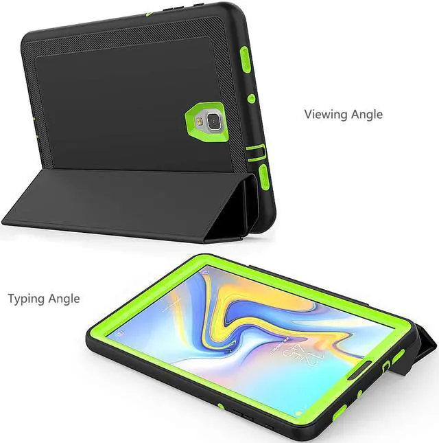 Alt view image 3 of 6 - Galaxy Tab A 10.5 2018 SM-T590/T595 Case Heavy Duty Three Layer Smart Protective with Auto Sleep/Wake & Built-in Screen Protector for Samsung Tab A 10.5 2018 SM-T590/T595