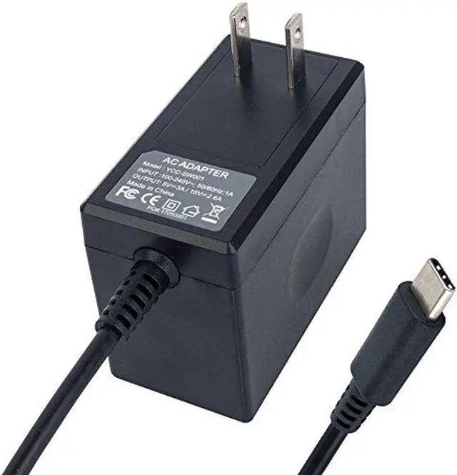 Alt view image 7 of 7 - AC Adapter Charger for Nintendo Switch, Switch Charger AC Adapter Power Supply 15V 2.6A Fast Charging Kit for Switch Dock / Switch Lite and Pro Controller (Support TV Mode)