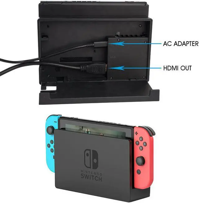 Alt view image 4 of 7 - AC Adapter Charger for Nintendo Switch, Switch Charger AC Adapter Power Supply 15V 2.6A Fast Charging Kit for Switch Dock / Switch Lite and Pro Controller (Support TV Mode)