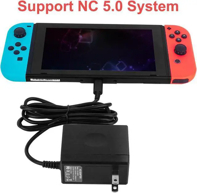 Alt view image 3 of 7 - AC Adapter Charger for Nintendo Switch, Switch Charger AC Adapter Power Supply 15V 2.6A Fast Charging Kit for Switch Dock / Switch Lite and Pro Controller (Support TV Mode)