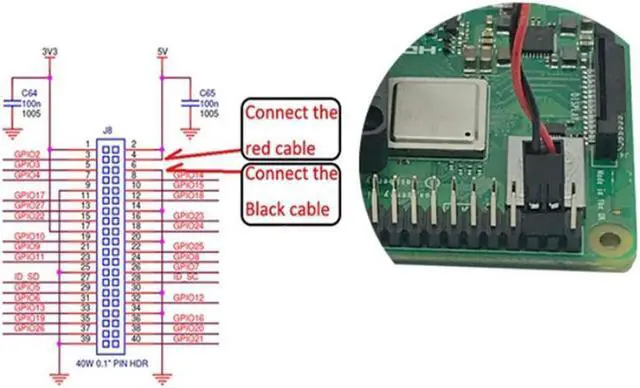 Alt view image 3 of 7 - Raspberry Pi B+ 2B 3B 3B+ Aluminum Case Metal Chassis Shell Box with Onboard Cooling Fan