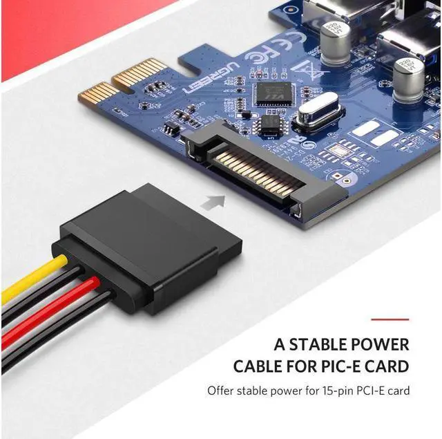 Alt view image 3 of 7 - SATA Power Extension Cable 3 Pack 15 Pin SATA Male to Female Extender Cable Cord Adapter for Hard Drive Disk, HDD, SSD, PCIE