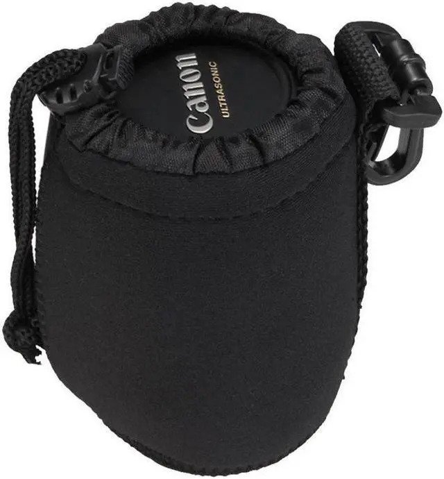 Alt view image 4 of 7 - 4 x Lens Case Lens Pouch Bag with Thick Protective Neoprene Soft Plush Compatible with DSLR Camera Lens (Canon, Nikon, Sony, Olympus, Panasonic,etc) Includes: Small, Medium, Large, X Large
