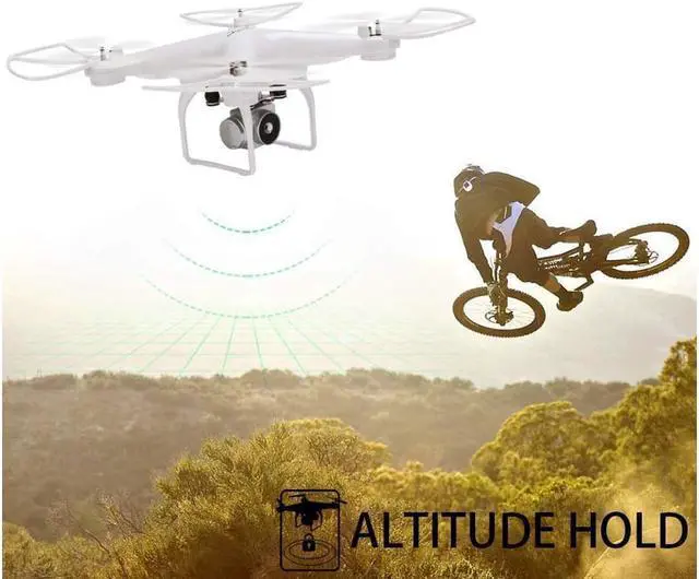 Alt view image 7 of 7 - 40Mins Flight Time Drone, Drone with 720P HD Camera Live Video FPV Quadcopter with Headless Mode, Altitude Hold Helicopter with 2 Batteries(20Mins + 20Mins)-White