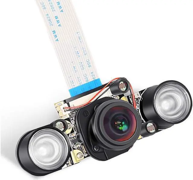 Alt view image 3 of 7 - Raspberry PI Camera Module 5MP 1080p OV5647 Sensor HD Video Webcam Supports Night Vision for Raspberry Pi Model B/B+ A+ RPi 3/2/1/zero/zero W with FFC/FPC Cable (Raspberry pi Camera)