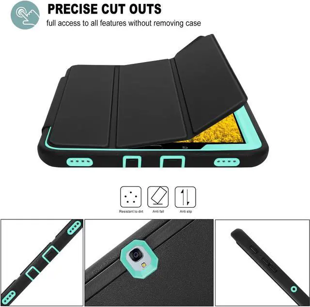 Alt view image 7 of 7 - Werleo Case for Galaxy Tab S3 9.7 inch Smart Stand Case Folio Auto Sleep Wake Shockproof Full Body Protective Case Cover with Built-in Screen Protector for Samsung Galaxy Tab S3 SM-T820 T825