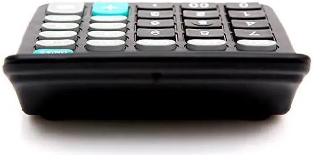 Alt view image 5 of 5 - Calculator, 12-Digit Solar Battery Basic Calculator, Solar Battery Dual Power Office Calculator, with Large LCD Display and Large Buttons (Battery Included)