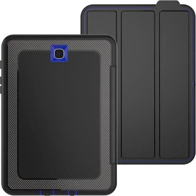 Alt view image 3 of 5 - Galaxy Tab S2 8.0 Case Cover Heavy Duty Three Layer Smart Protective with Auto Sleep Wake & Built-in Screen Protector for 2015 Samsung Galaxy Tab S2 8.0 SM-T710 T715 T713 Case