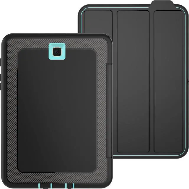 Alt view image 4 of 6 - Galaxy Tab S2 8.0 Case Cover Heavy Duty Three Layer Smart Protective with Auto Sleep Wake & Built-in Screen Protector for 2015 Samsung Galaxy Tab S2 8.0 SM-T710 T715 T713 Case