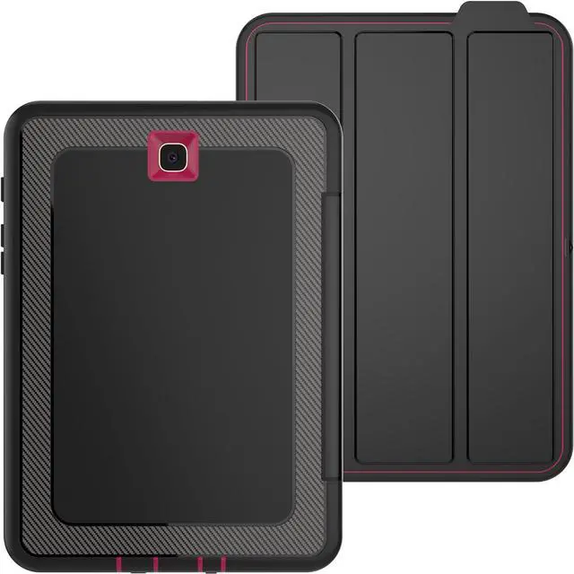 Alt view image 6 of 6 - Galaxy Tab S2 8.0 Case Cover Heavy Duty Three Layer Smart Protective with Auto Sleep Wake & Built-in Screen Protector for 2015 Samsung Galaxy Tab S2 8.0 SM-T710 T715 T713 Case