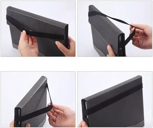 Alt view image 7 of 7 - New Surface Pro 2018/Surface Pro 6 / Pro 5 Case, Multi-Angle Viewing Portfolio Business Case Cover Compatible for Microsoft Surface Pro 2017 /Pro 5/Pro 4/Pro 3 Type Cover Keyboard