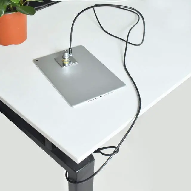 Alt view image 7 of 7 - Laptop Cable Lock Hardware Security Cable Lock Zinc Alloy Anti Theft Combination Lock for iPad Tablet Laptop MacBook Dell HP Lenovo Kindle Samsung Android All Other Notebooks Tablets