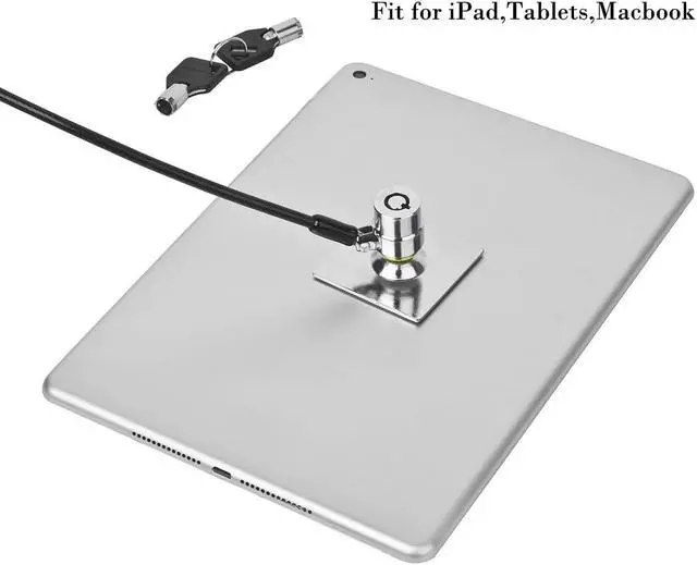 Alt view image 6 of 7 - Laptop Cable Lock Hardware Security Cable Lock Zinc Alloy Anti Theft Combination Lock for iPad Tablet Laptop MacBook Dell HP Lenovo Kindle Samsung Android All Other Notebooks Tablets