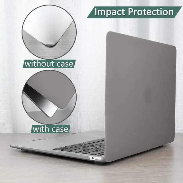 Alt view image 5 of 7 - Werleo MacBook Air 13 Inch Case 2018 Release A1932 Rubberized Hard Shell Protective Case for MacBook Air 13 inch Model A1932 with Keyboard Skin Cover