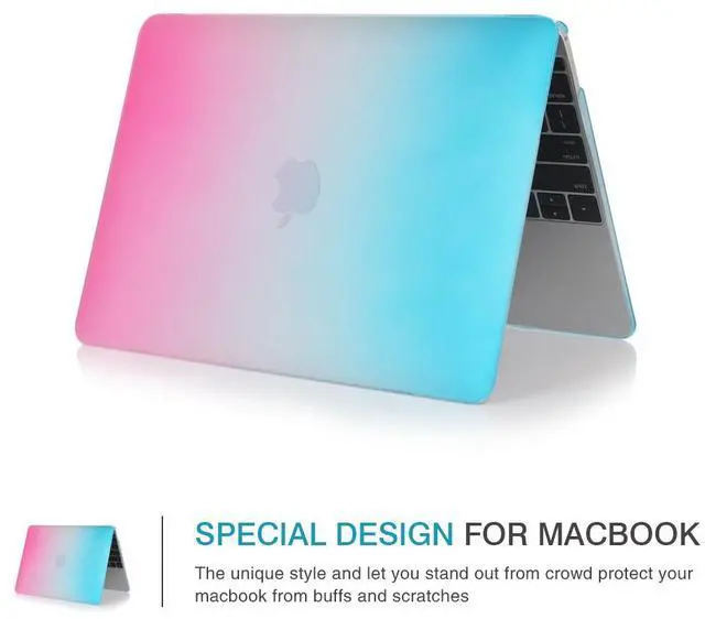 Alt view image 5 of 7 - MacBook Pro 15 inch Case Werleo Rainbow Colorful Rubberized Hard Case Cover and Keyboard Cover Compatible with Apple Old Generation MacBook Pro 15" with DVD DRIVE Model A1286