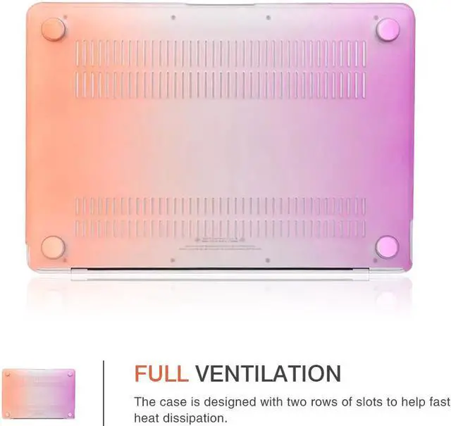 Alt view image 6 of 7 - MacBook Pro Retina 15 inch Case Werleo 2in1 Matte Rubberized Rainbow Colorful Hard Cases Protective Cover with Keyboard Skin For Older Version Macbook Pro 15.4" with Retina Display Model A1398