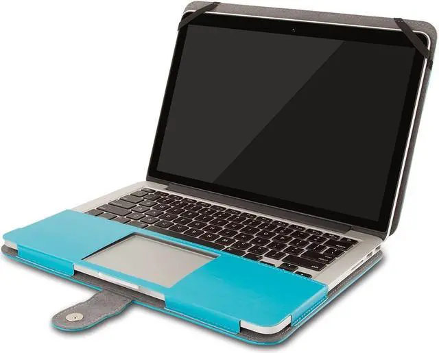 Alt view image 5 of 7 - WERLEO PU Leather Case For MacBook Pro 13 Inch with Retina Display No CD-ROM Model A1502 / A1425 - Version 2015/2014/2013/end 2012 - Book Cover Folio Sleeve Brown