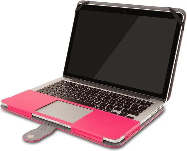 Alt view image 5 of 7 - WERLEO PU Leather Case Only Compatible with Old MacBook Pro 13 Inch with CD-ROM A1278 (Early 2012/2011/2010/2009/2008 Release) Premium Quality Book Folio Protective Cover Sleeve