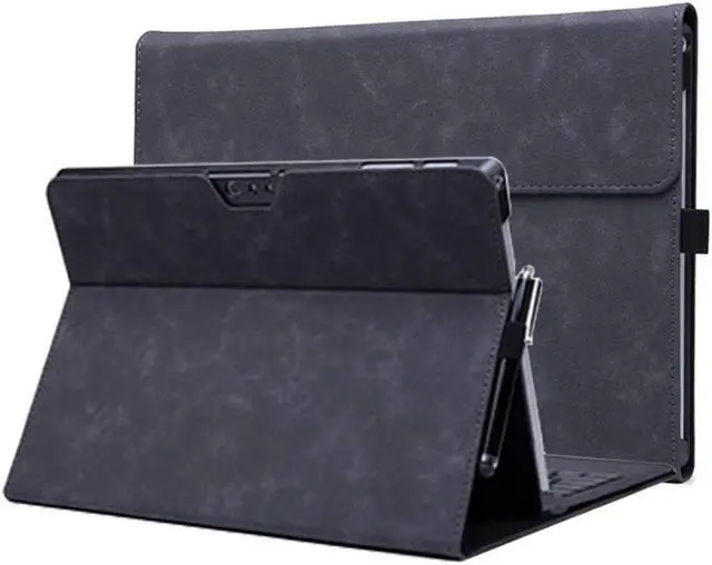 Main image of Werleo Microsoft Surface Pro 6 case Pro 5 case Pro 4 case with Built-in Pen Holder Business Cover Smart Leather Folio Stand Cover For Microsoft Surface Pro 6 Surface Pro 2017 Surface Pro 4