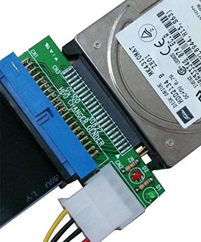 Alt view image 5 of 6 - Werleo Laptop IDE to Desktop PC Adapter, 2.5 inch 44 Pin HDD Hard Disk Drive or SSD to 40 Pin 3.5 inch PATA Port Converter Card