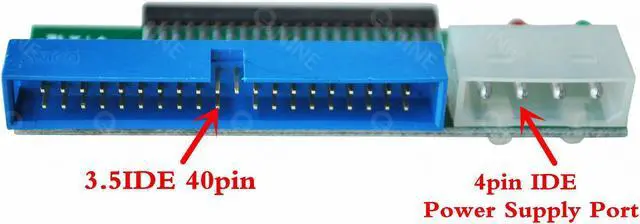 Alt view image 2 of 6 - Werleo Laptop IDE to Desktop PC Adapter, 2.5 inch 44 Pin HDD Hard Disk Drive or SSD to 40 Pin 3.5 inch PATA Port Converter Card