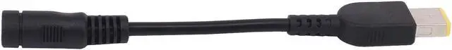 Alt view image 5 of 7 - Werleo Thinkpad Slim Power Conversion Cable [2 Pack] 0.15m 5.5X 2.5mm DC Power Socket Charger Conversion Plug to Square Plug DC Charger Adapter Converter Cable -Thinkpad Slim Power Conversion Cable