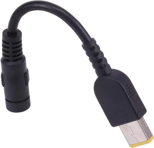 Alt view image 3 of 7 - Werleo Thinkpad Slim Power Conversion Cable [2 Pack] 0.15m 5.5X 2.5mm DC Power Socket Charger Conversion Plug to Square Plug DC Charger Adapter Converter Cable -Thinkpad Slim Power Conversion Cable