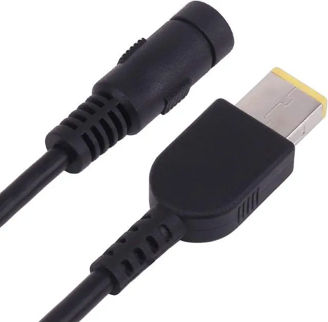 Alt view image 4 of 7 - Werleo Thinkpad Slim Power Conversion Cable [2 Pack] 0.15m 5.5X 2.5mm DC Power Socket Charger Conversion Plug to Square Plug DC Charger Adapter Converter Cable -Thinkpad Slim Power Conversion Cable