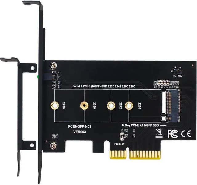 Main image of Werleo M.2 PCIe to PCIe 3.0 x4 Adapter - Support M.2 PCIe 2280, 2260, 2242, 2230