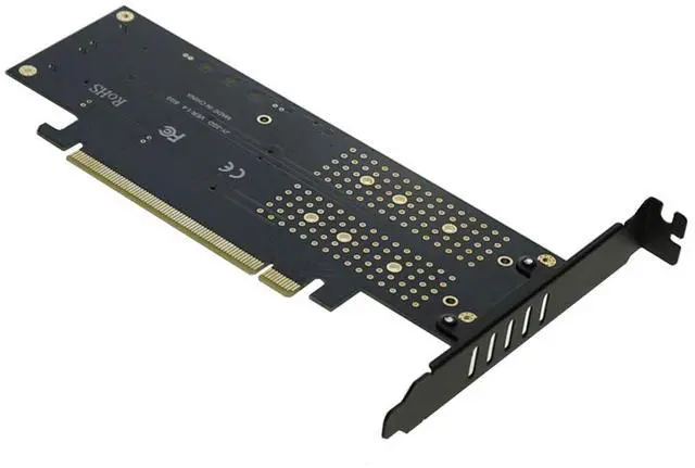 Alt view image 5 of 7 - 3 in 1 M.2 and mSATA SSD Adapter Card for M.2 NVME to PCIE Adapter M.2 SATA SSD to SATA III Adapter mSATA to SATA Adapter (with 2 Aluminum Heatsink)