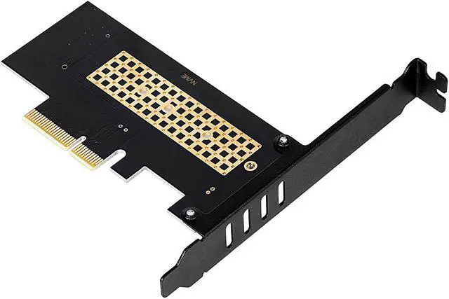 Alt view image 3 of 7 - M.2 NVME to PCIe 3.0 x4 Adapter with Aluminum Heatsink Solution