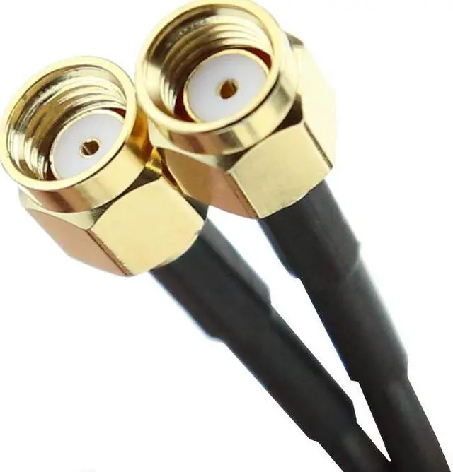 Alt view image 6 of 7 - Dual WiFi Antenna with Extension Cable 6.5Ft RP-SMA Male Connector 2.4GHz 5GHz Dual Band Antenna Magnetic Base for WiFi Wireless Router Mobile Hotspot Signal Enhancement