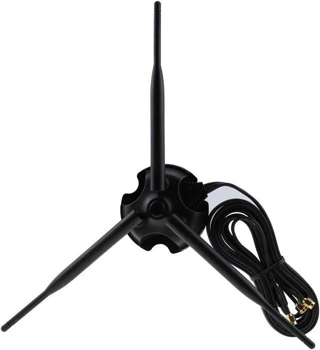 Alt view image 5 of 6 - WiFi Gain Antenna SMA Male Interface with Magnetic Base 2.4GHz / 5GHz Dual Band 3 Group 6DB LTE Antenna for WiFi Wireless Router Mobile Hotspot Signal Enhancement Amplifier