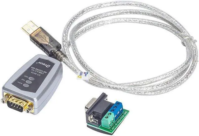 Alt view image 2 of 7 - DTECH 6 Feet USB to RS422 RS485 Serial Port Converter Adapter Cable with FTDI Chip Supports Windows 10 8 7 XP Mac