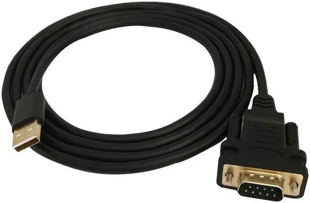 Main image of WERLEO 6 FEET USB to RS232 Serial DB9 Adapter Cable with FTDI FT232 Chip for Windows Linux Mac OS