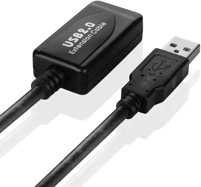 Alt view image 4 of 7 - WERLE USB Extension Cable 30 ft - High Speed USB 2.0 Active Extender Cord Repeater Booster Type A Male to A Female for External Hard Drive Printer Scanner Mouse Keyboard USB Hub Windows PC Mac