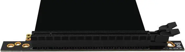 Alt view image 6 of 6 - WERLEO FD R6 case New PCI Express PCIe 3.0 16x Flexible Cable Card Extension Port Adapter High Speed Riser Card,Vertical GPU Riser Cable -  20cm 90 Degree